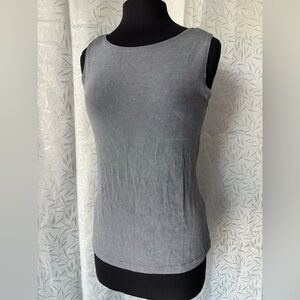 Chic Gray Sleeveless Tank Top